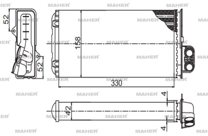 RADYATÖR KALORİFER MASTER II  98-03 MEKANİK