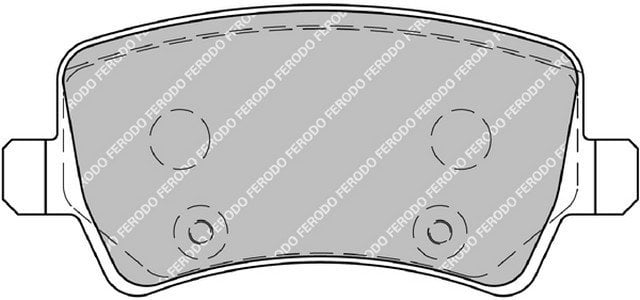 Volvo S60-S80 Cx60 Arka Fren Balatası 30671575 1459450 24496 30671575 30742516 30794555 313