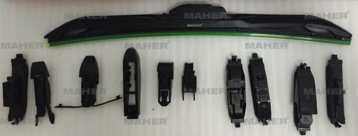 Silecek Süpürgesi Hybrıd Tip Üniversal 16 Aparatlı 15'' (380Mm) 29946