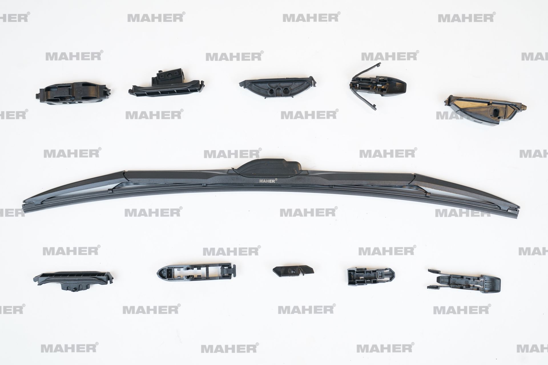 Silecek Süpürgesi Hybrıd Tip Üniversal 16 Aparatlı 22'' (550Mm) 29953