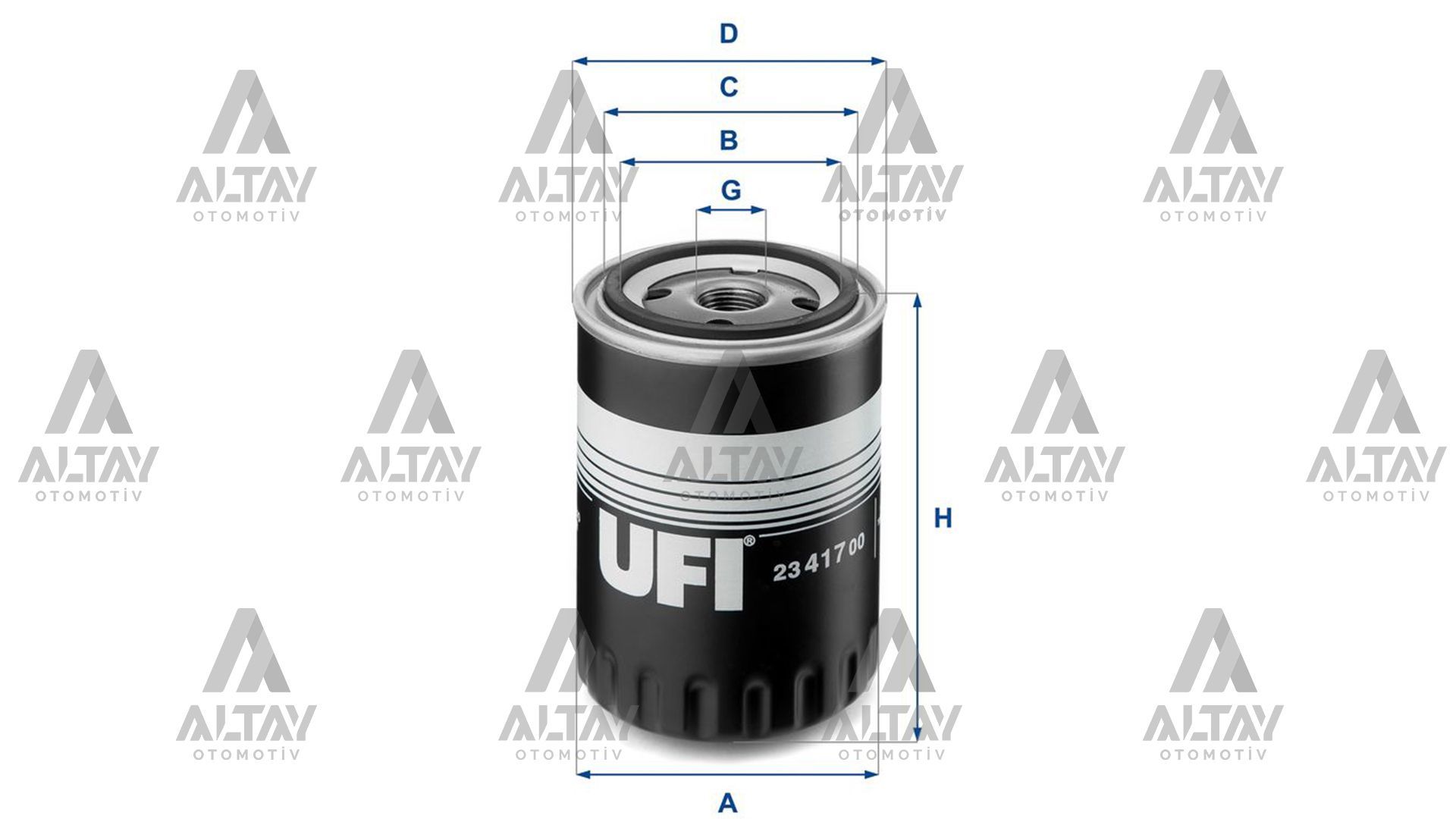 YAĞ FİLTRESİ CADDY / PASSAT / A4 / GOLF2 / GOLF3 / T4 91-00 1.9 D-1.9 TDI 1Y-AEY-AFN-AVG-AHU-ABL