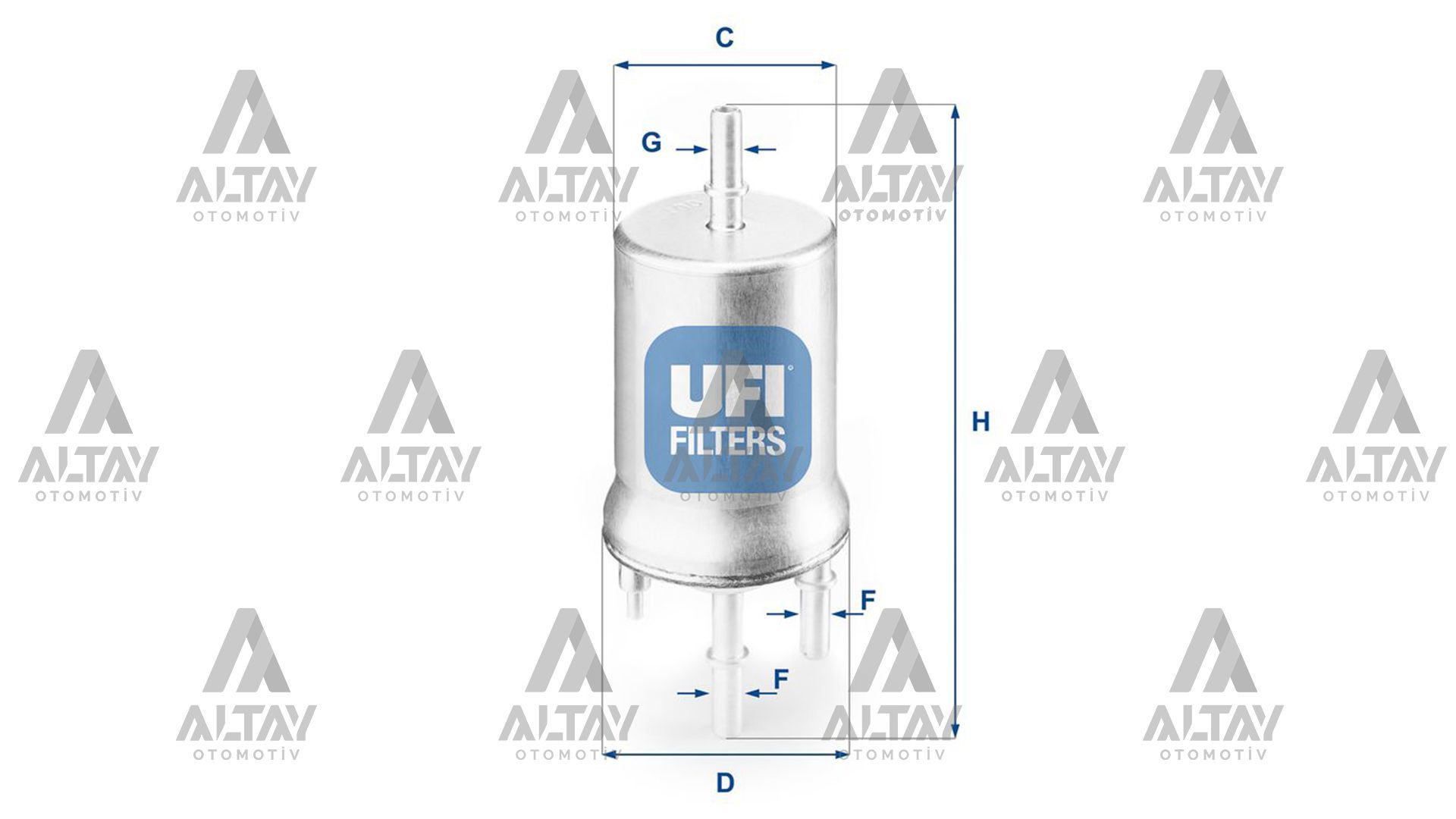 YAKIT FILTRESI (BENZIN) POLO / CORDOBA / FABIA 01=> 1.2-1.4 16V BBY-BKY-BZG-AZQ-BME (3 BAR) SUPAPLI OEM (ORİJİNAL EQUİPMENT MANUFACTURER)