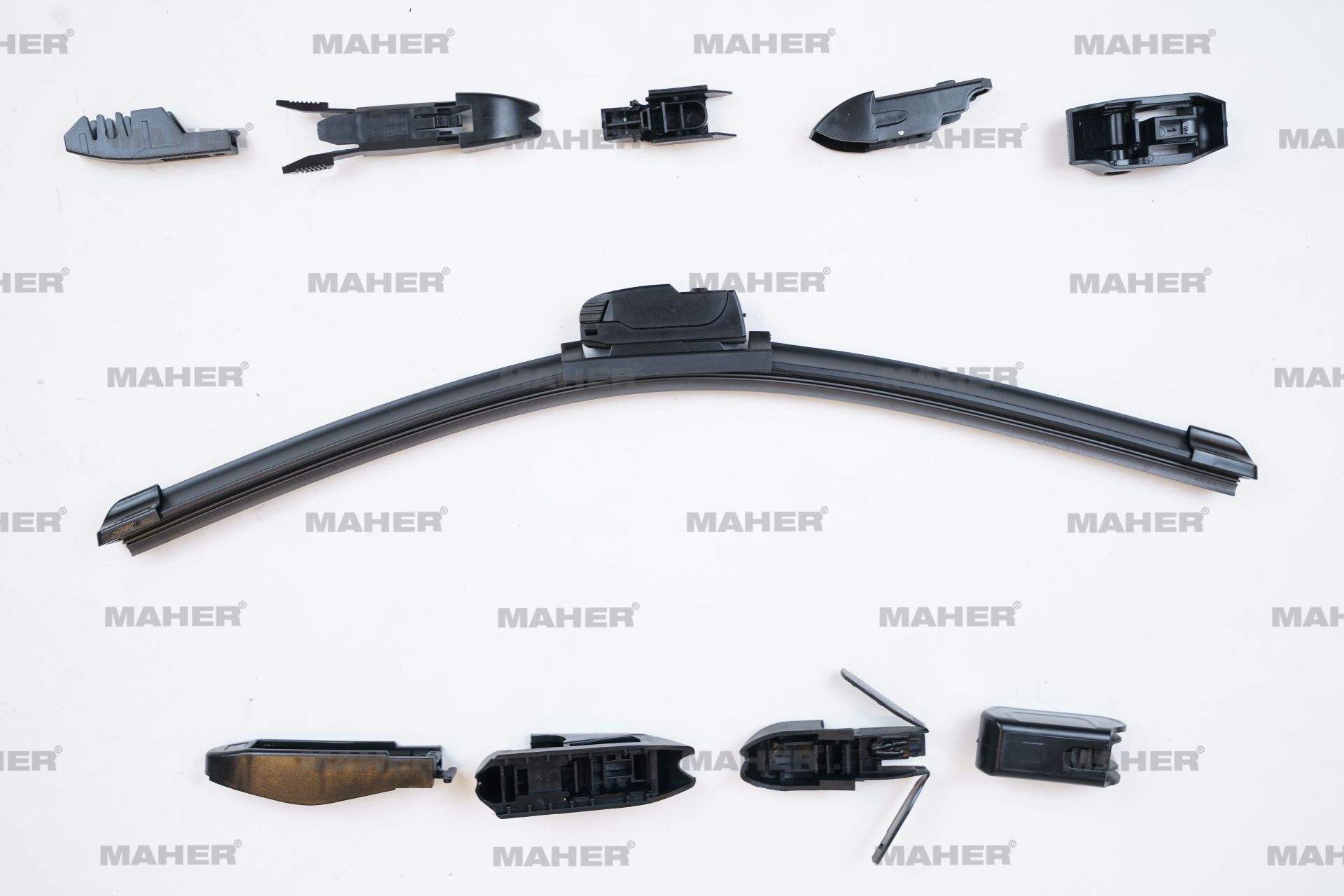 SİLECEK SÜPÜRGESİ TEK TİP ÜNİVERSAL 10 APARATLI 16'' MUZ (400mm)