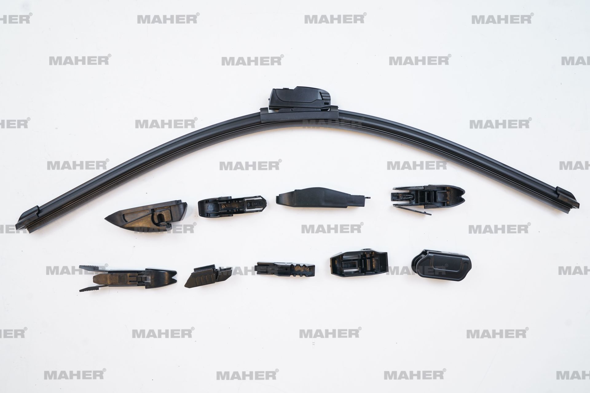 SİLECEK SÜPÜRGESİ TEK TİP ÜNİVERSAL 10 APARATLI 22'' MUZ (550mm)