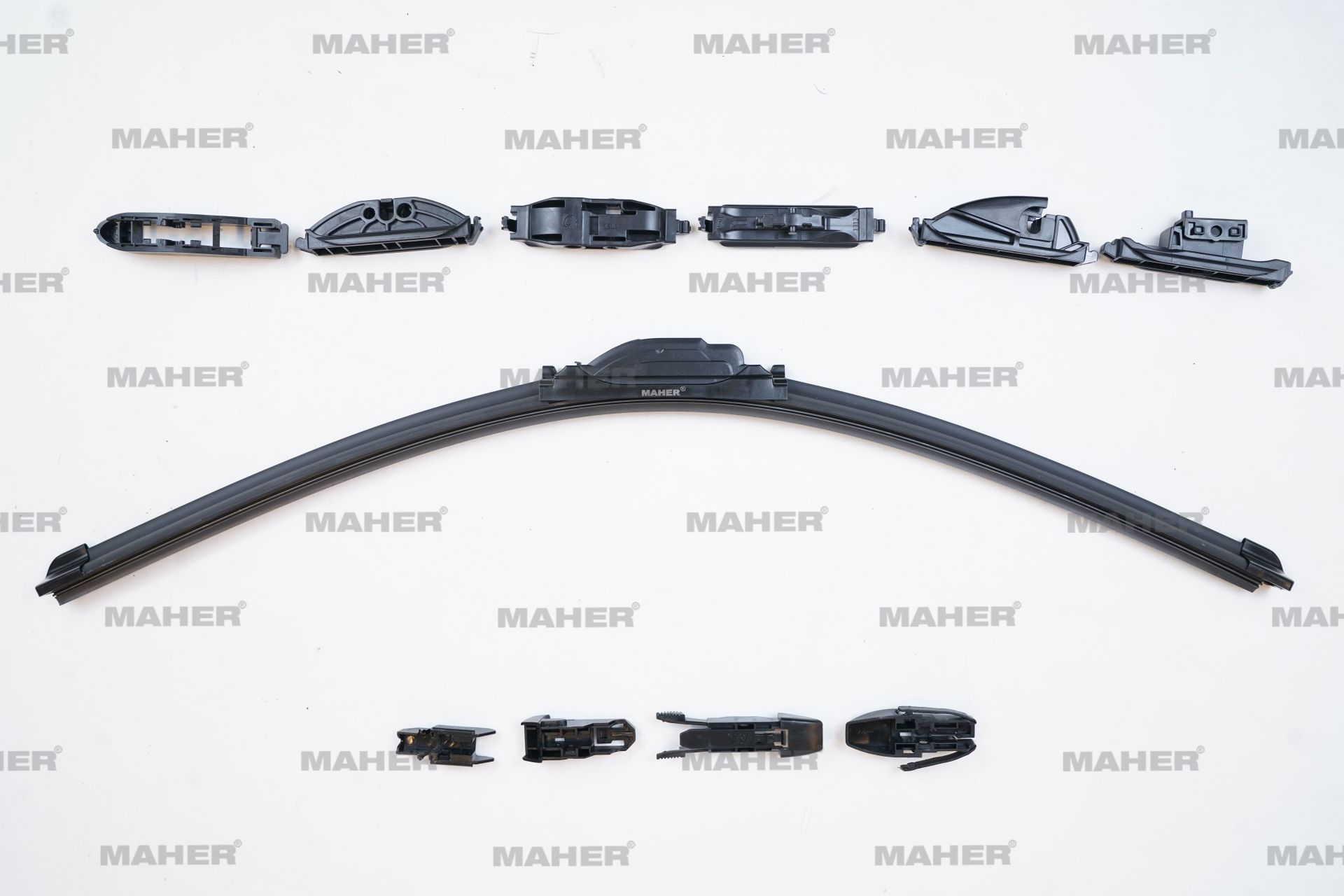 SİLECEK SÜPÜRGESİ TEK TİP ÜNİVERSAL 16 APARATLI 24'' MUZ (600mm)