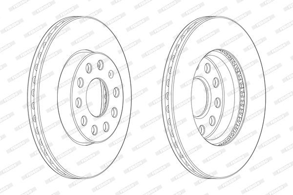 Vw Golfvıı A3 Fren Diski Ön 5Q0615301A 5Q0615301A 5Q0615301E
