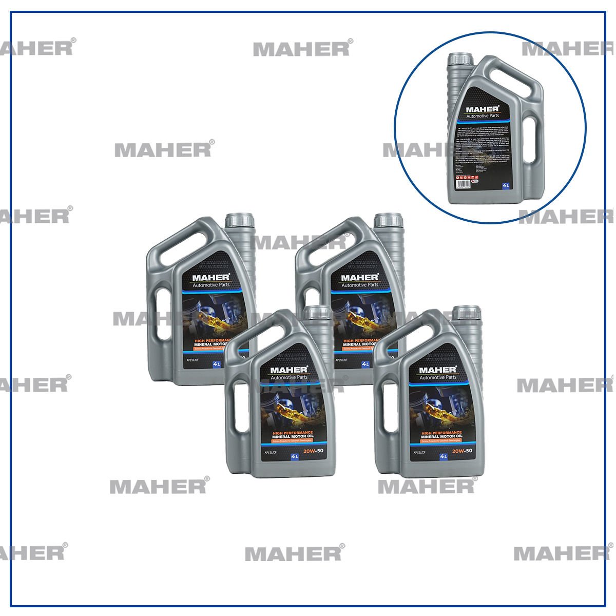 MOTOR YAĞI 20W/50 SL-CF / 4lt