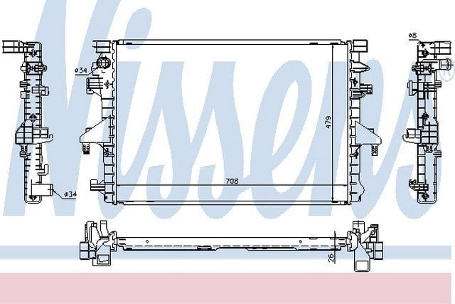 Su Radyatörü CAAA-CAAB T5 2010-15 - 7E0121253A