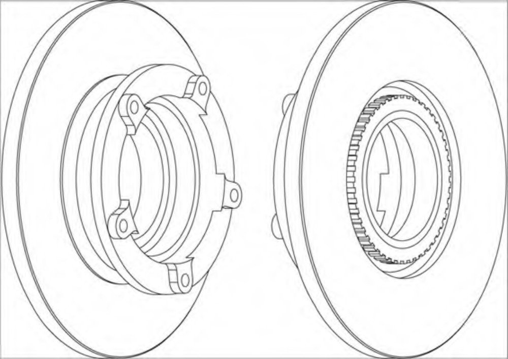 Bmw E36-E46 Arka Disk Dolu Takım 34211158936 34211162289 34211164511 34211165457 3421685515