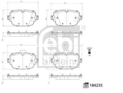 AUDİ A8-Q7-Q8 ARKA FREN BALATASI 4M0698451K
