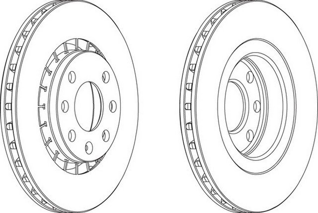 Opel Fren Disk Ön Vectra A-B Astra F 569001 569001 569042 90295087