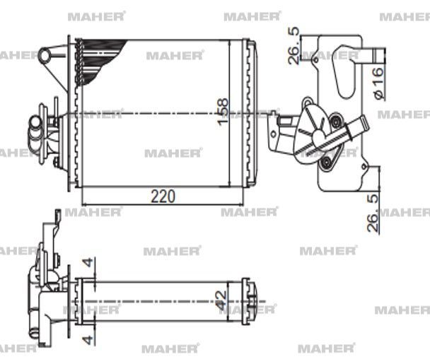 RADYATÖR KALORİFER UNO 70  94-00 MEKANİK