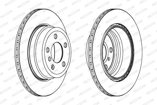 Bmw X5-X6 Arka Fren Disk Takım 34216793247 34216771970 34216793247 34216868940 34216886479