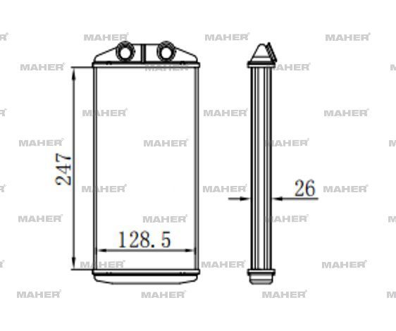 RADYATÖR KALORİFER C-ELYSEE 12=> / P301 12=> BRAZING