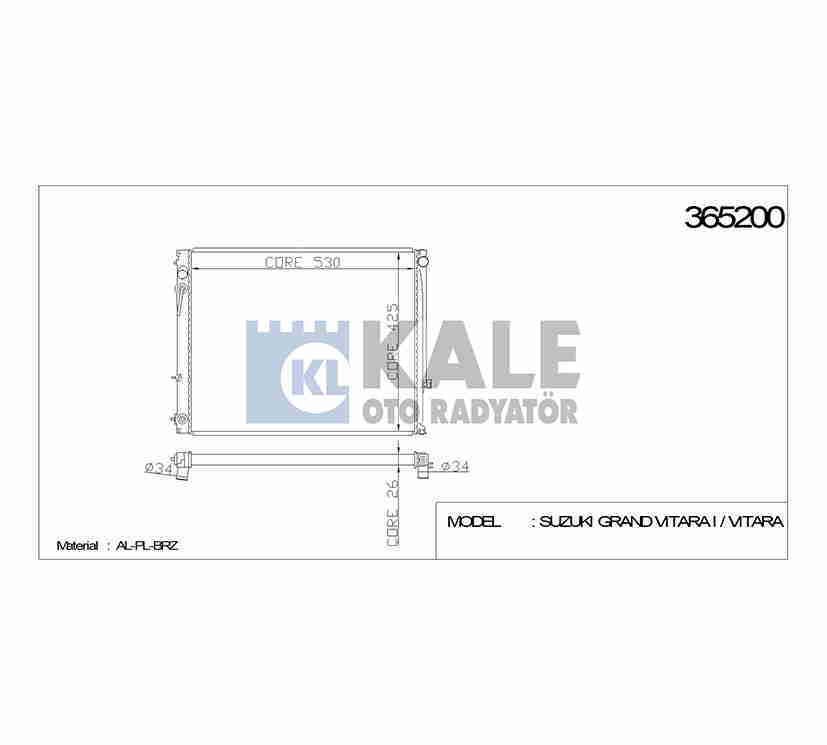 Vıtara 94-97 J20A/H20A 26Mm (At) Brazıng 1,770077E+36