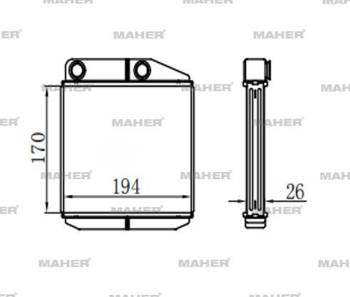 RADYATÖR KALORİFER LINEA 07=> / EGEA 15=> / NEMO 07=> / DOBLO 10=> / FIORINO 07=> BRAZING