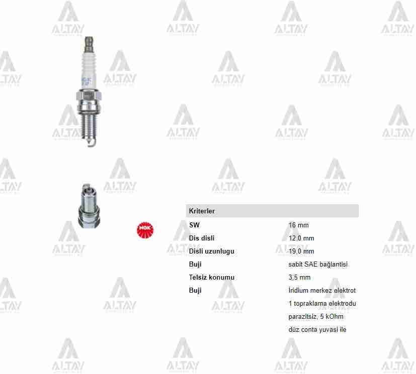Ateşleme Bujisi İridyum Terios 06-11 1.5 / Materıa 07-11 1.3 1.5