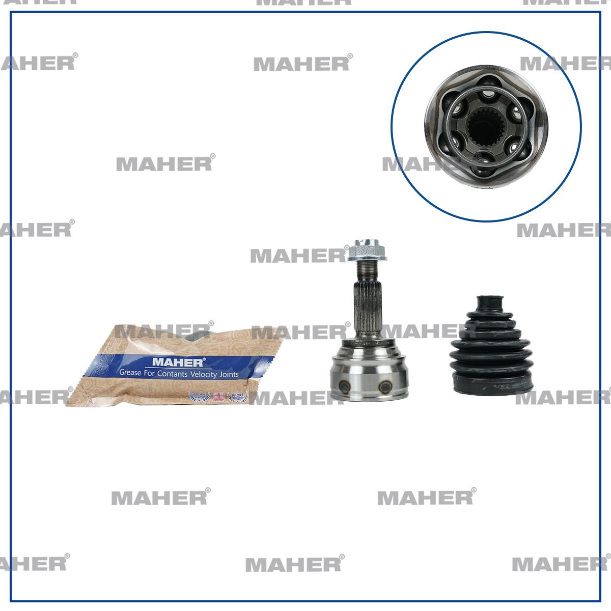 AKS KAFASI DIŞ FIESTA 17=> 1.5TDCI 25X23X53.2 UZNLUK 145MM 6 ILERI