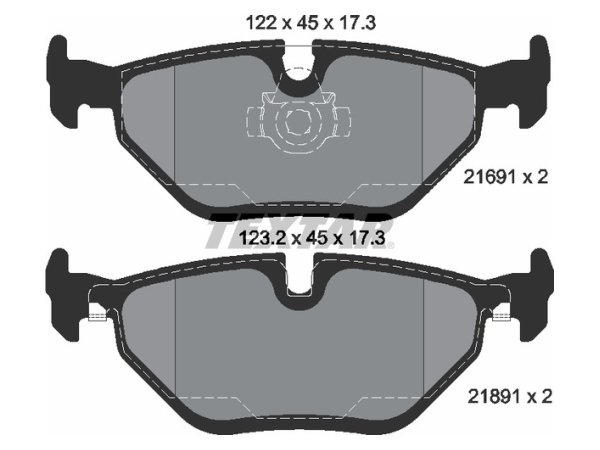 Fren Balatası E39 Arka 520>540i 520/525d/td/tds - 2169103
