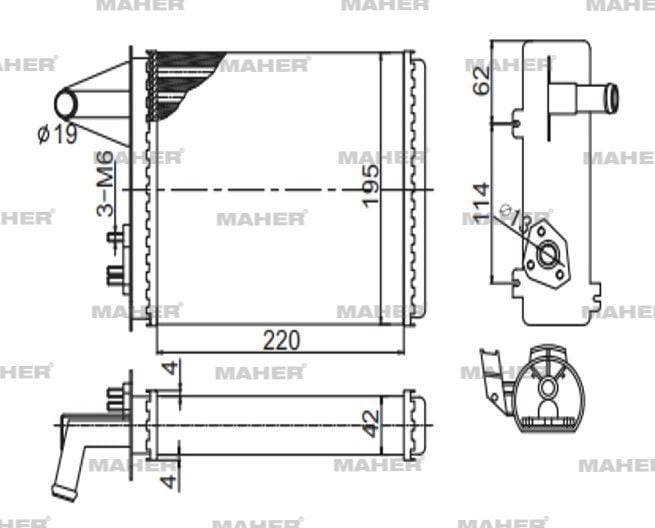 RADYATÖR KALORİFER PALIO  96-05 MEKANİK