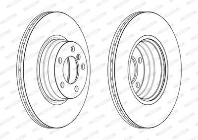 BMW F22-F30-F32 ÖN FREN DİSK 34116792221 TAKIM