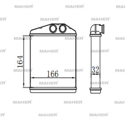 RADYATÖR KALORİFER CORSA C 00-06 / TIGRA B 04=> BRAZING