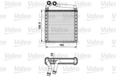 VW PASSAT GOLFVI KALORİFER RADYATÖRÜ 3C0819031
