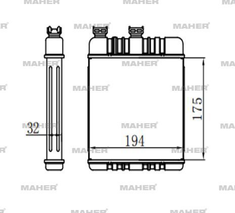 RADYATÖR KALORİFER ASTRA G  98-07 / ZAFIRA A 99-05 / ZAFIRA B 05-11 / BEHR TİPİ BRAZING