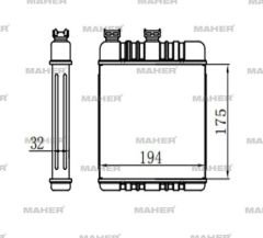 RADYATÖR KALORİFER ASTRA G  98-07 / ZAFIRA A 99-05 / ZAFIRA B 05-11 / BEHR TİPİ BRAZING