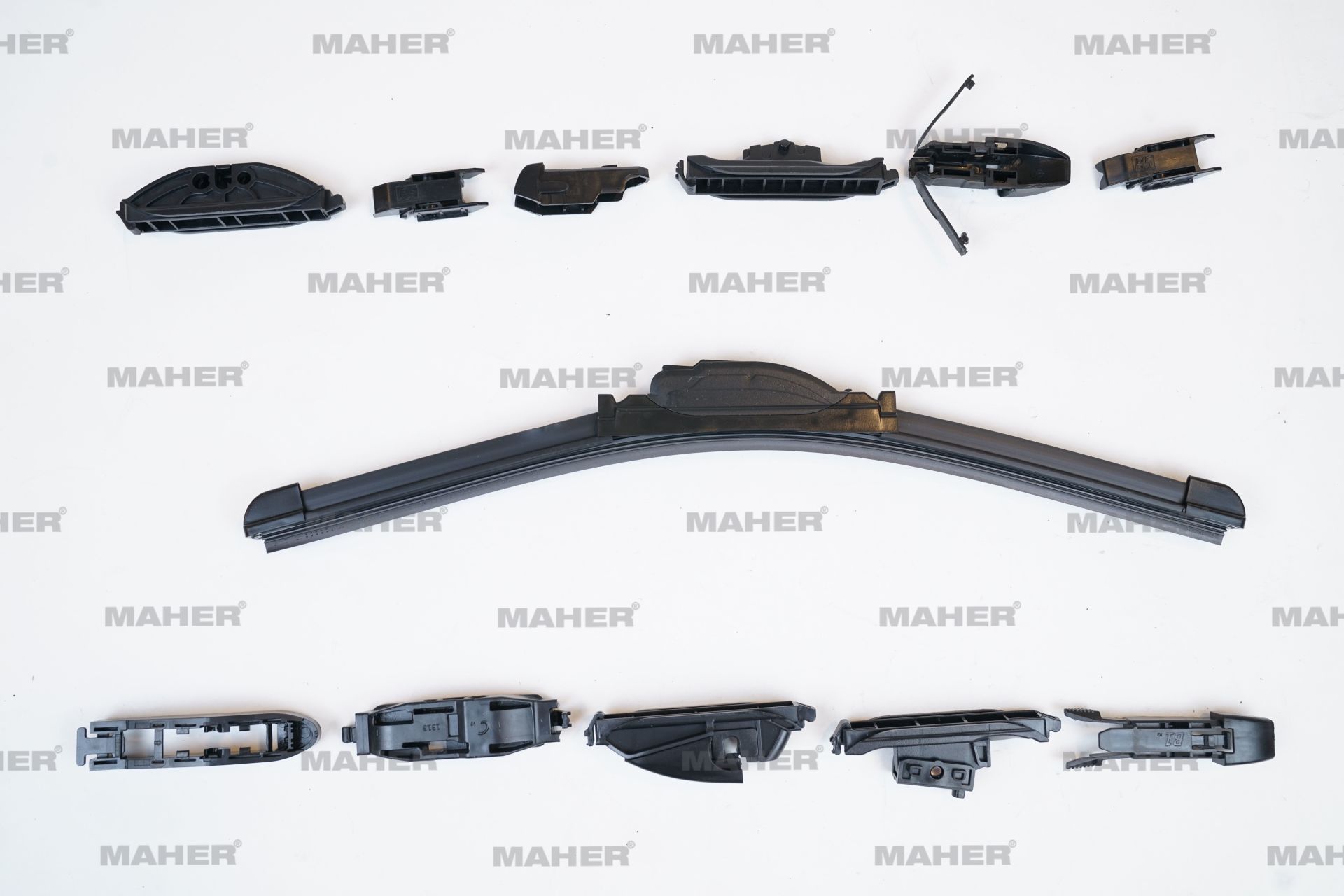 Silecek Süpürgesi Muz Tip Üniversal 16 Aparatlı 15'' (380Mm) 29959