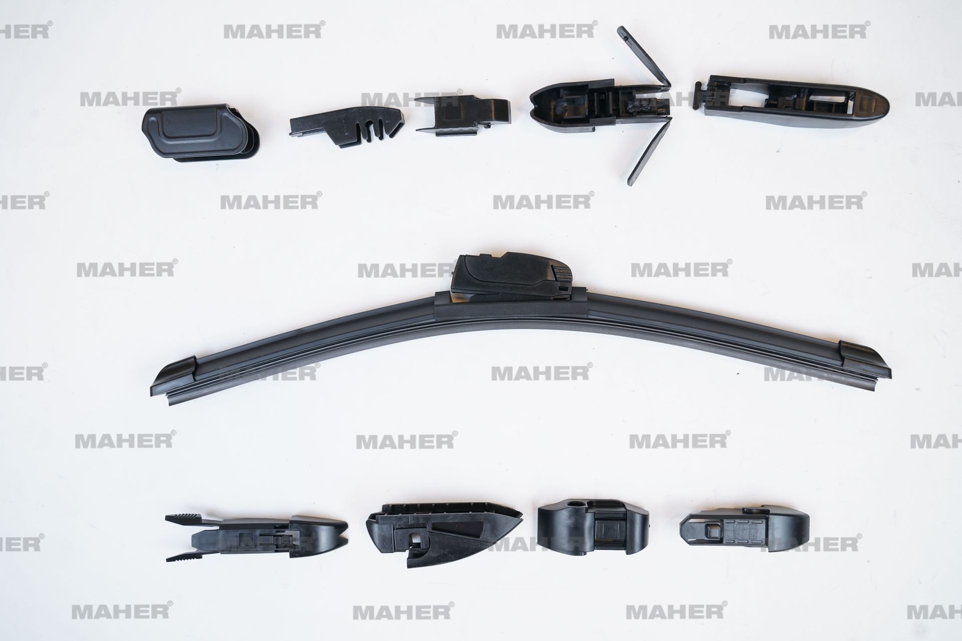 Silecek Süpürgesi Muz Tip Üniversal 10 Aparatlı 14'' (350Mm) 29958