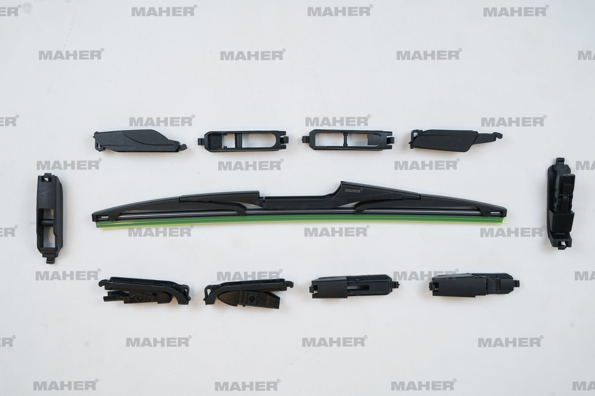 Silecek Süpürgesi Arka Plastik Tip 10 Aparatlı 14'' (350Mm) 30012