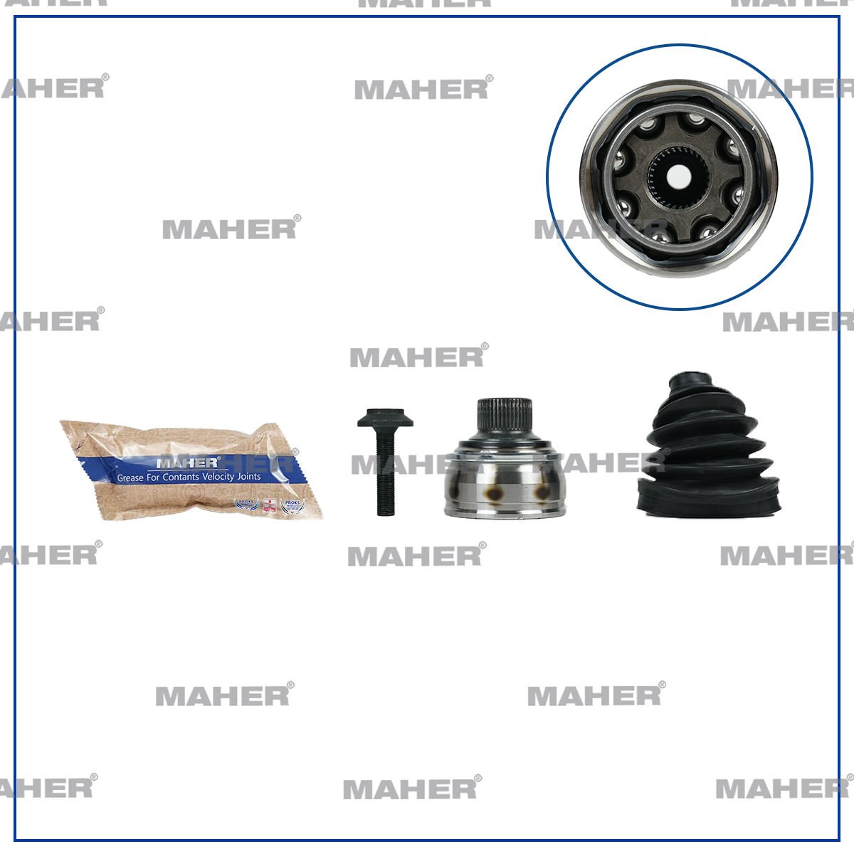 AKS KAFASI DIŞ A4 / A5 / A6 / Q7 16=>