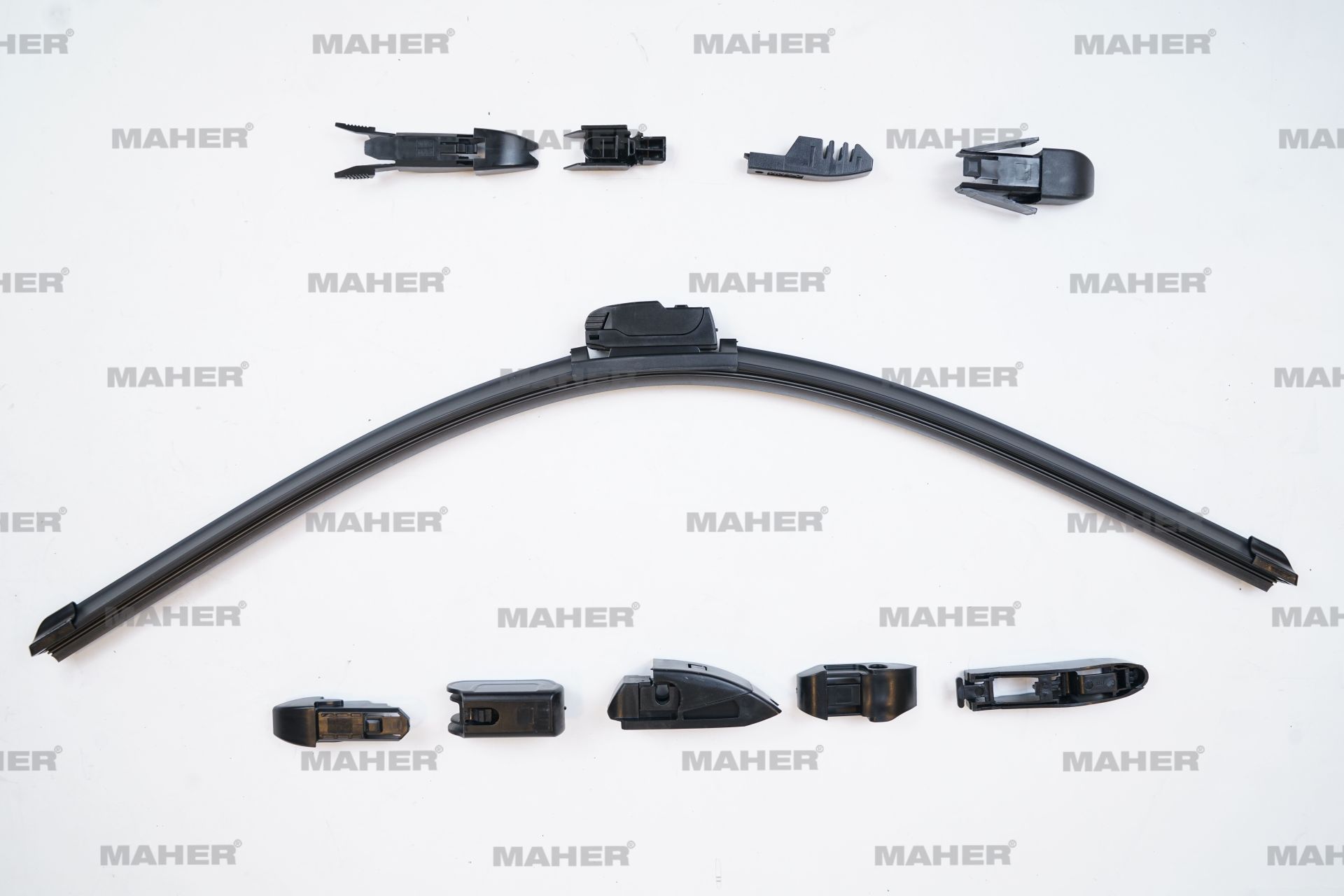 Silecek Süpürgesi Muz Tip Üniversal 10 Aparatlı 24'' (600Mm) 29976