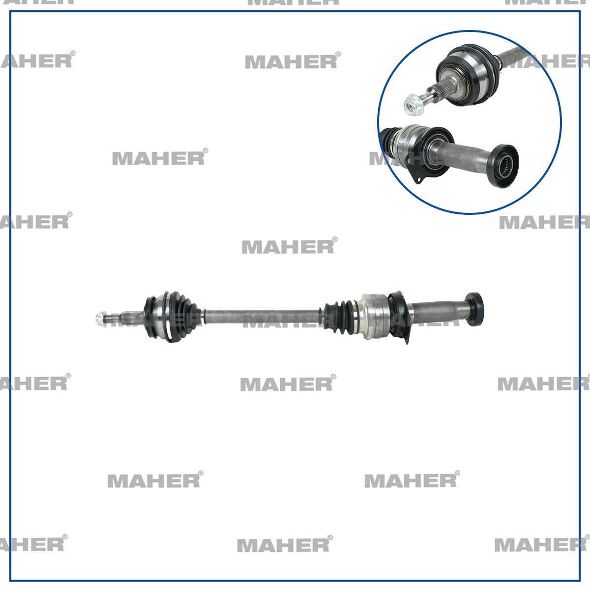 AKS KOMPLE ÖN TRANSPORTER T5 04-09 / SAĞ AXB-AXC 1.9TDI 5 İLERİ 858mm