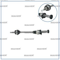 AKS KOMPLE ÖN TRANSPORTER T5 04-09 / SAĞ AXB-AXC 1.9TDI 5 İLERİ 858mm