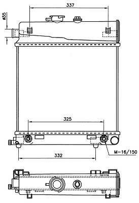 Su Radyatoru Mercedes 202-210 / 360*432*30 58232