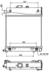 Su Radyatoru Mercedes 202-210 / 360*432*30 58232