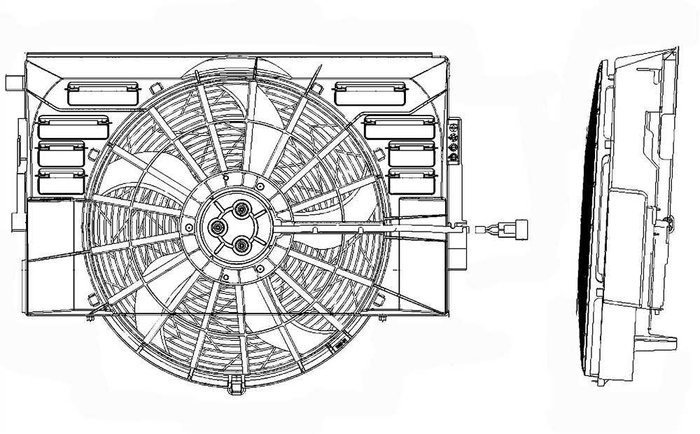 KLİMA FANI RANCE ROVER LAND ROVER PGK000040