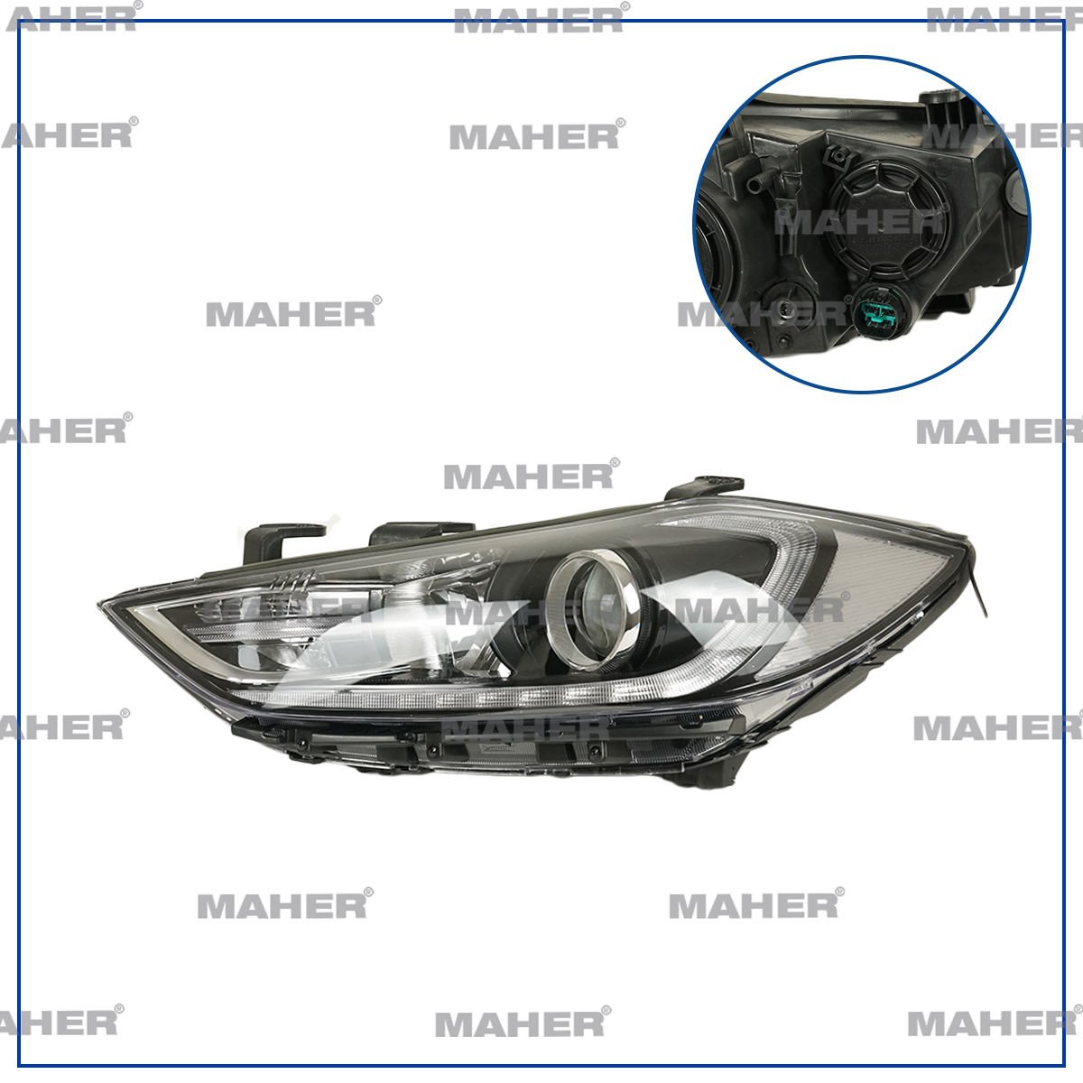 FAR ELANTRA 16-18 ELEKTRİKLİ LEDLİ SOL