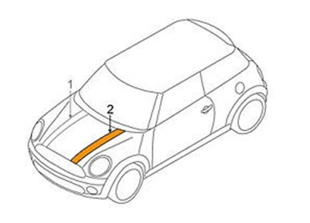 KAPUT ŞERİDİ MINI COOPER 51147365185