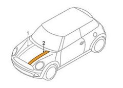 KAPUT ŞERİDİ MINI COOPER 51147365185