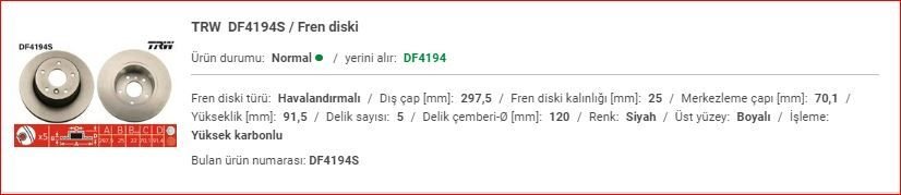 DISCOVERY II ÖN DİSK ADET SDB000380
