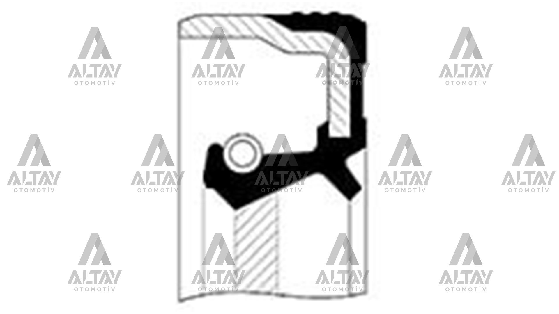KEÇE KRANK C3 / C4 / C5 / JUMPY / DOBLO / EGEA / BRAVA / PUNTO / STILO 1.4 / FIESTA / FOCUS / FUSION 1.4 / 1.6 DİZEL / 206 / 307 / 407 / EXPERT ÖN /(40x55x7)