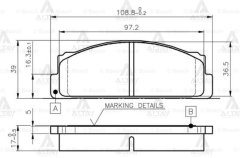Fren Balata M131 / Doğan / Kartal / Şahin 77-02 Ön 4174992