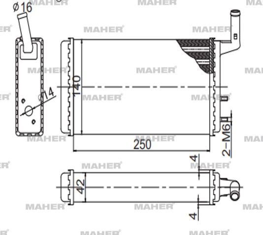 RADYATÖR KALORİFER M.131 DKS       79-02 / DOGAN 86-02 / KARTAL 86-02 / SAHIN 84-02 MEKANİK