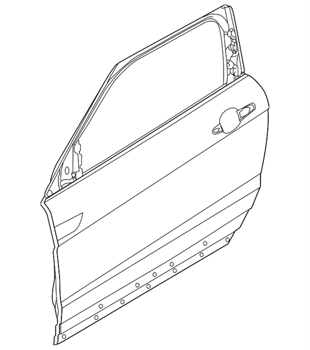 KAPI ÖN/R EVOQUE 3-KAPI LAND ROVER LR028554