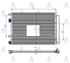 Radyatör Klima Accent 11-18 Blue / Rıo 12=> Dizel 976061R300