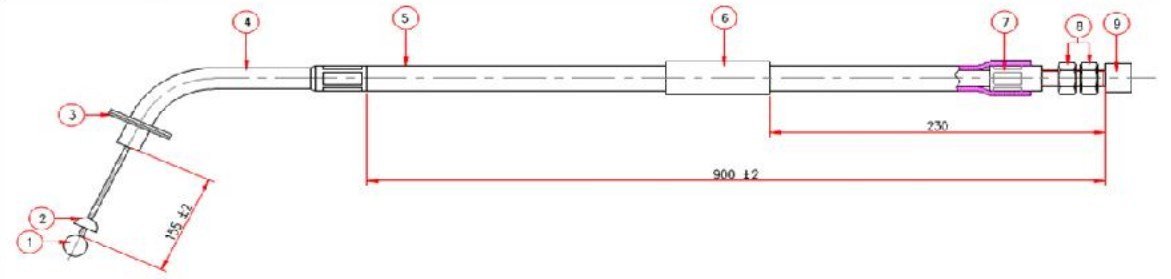 Gaz Telı- Excel 90-95 Rcb216