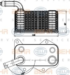 Vw Golfv Passat 2.0Fsı Yağ Soğutucu 06D117021C 06D117021C